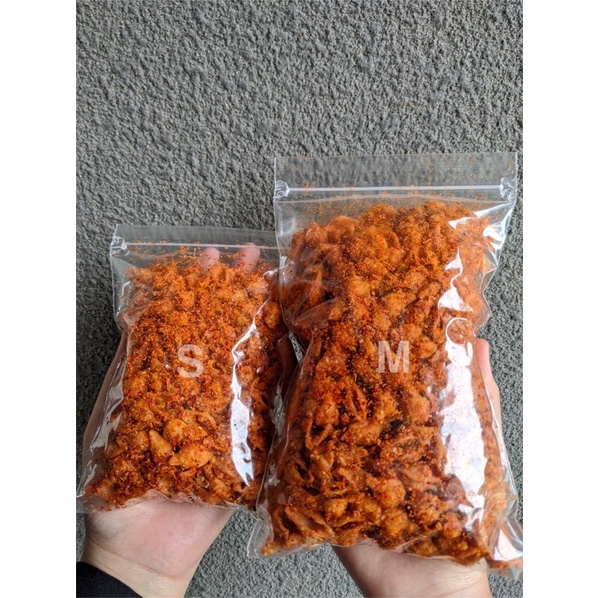 

Keripik Usus / Usus Crispy Pedas Daun Jeruk 1kg