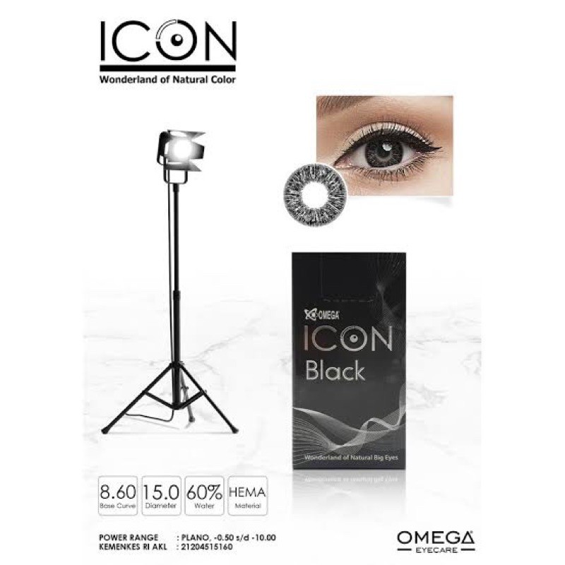 Softlens Omega Icon Warna diameter 14,2 mm