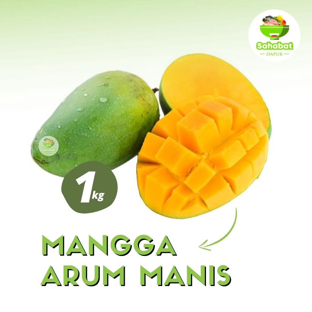 Jual Mangga Harum Manis 1kg Buah Segar Sahabatdapur Shopee Indonesia 