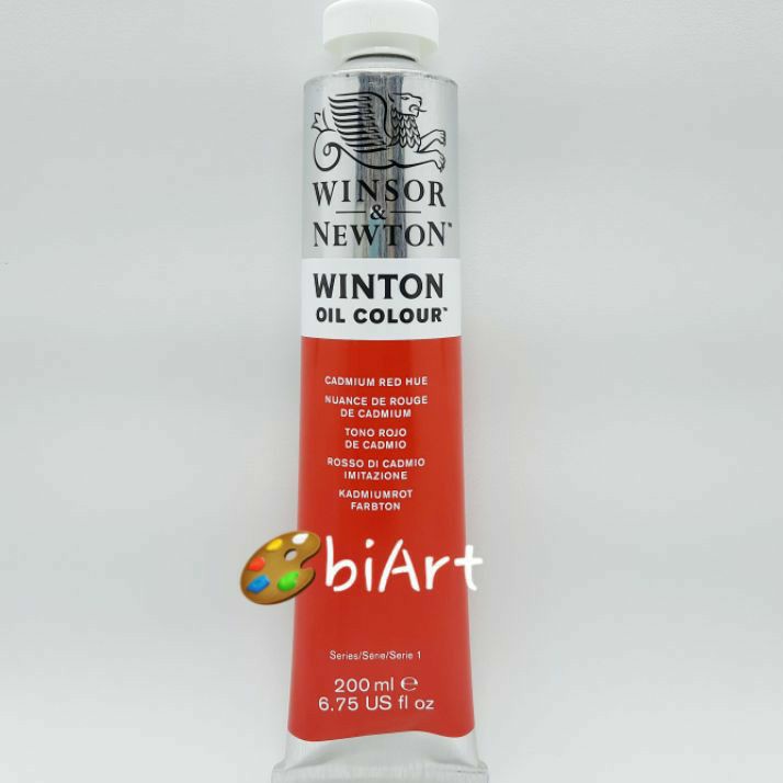 

Cat Minyak Winton Oil Colour 200 ml Cadmium Red Hue Winsor & Newton