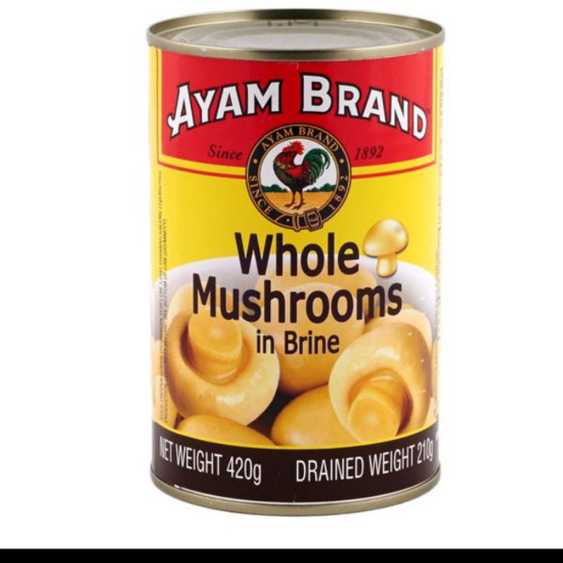 

Ayam Brand Mushroom Jamur Kancing 420 gram