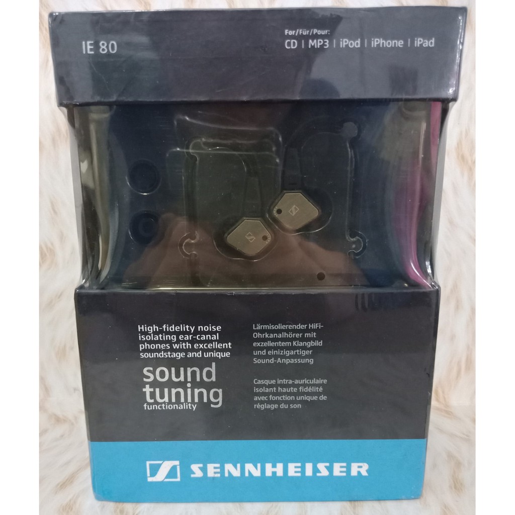 SENNHEISER IE80 Noise Reducing Sound Tuning Earphones