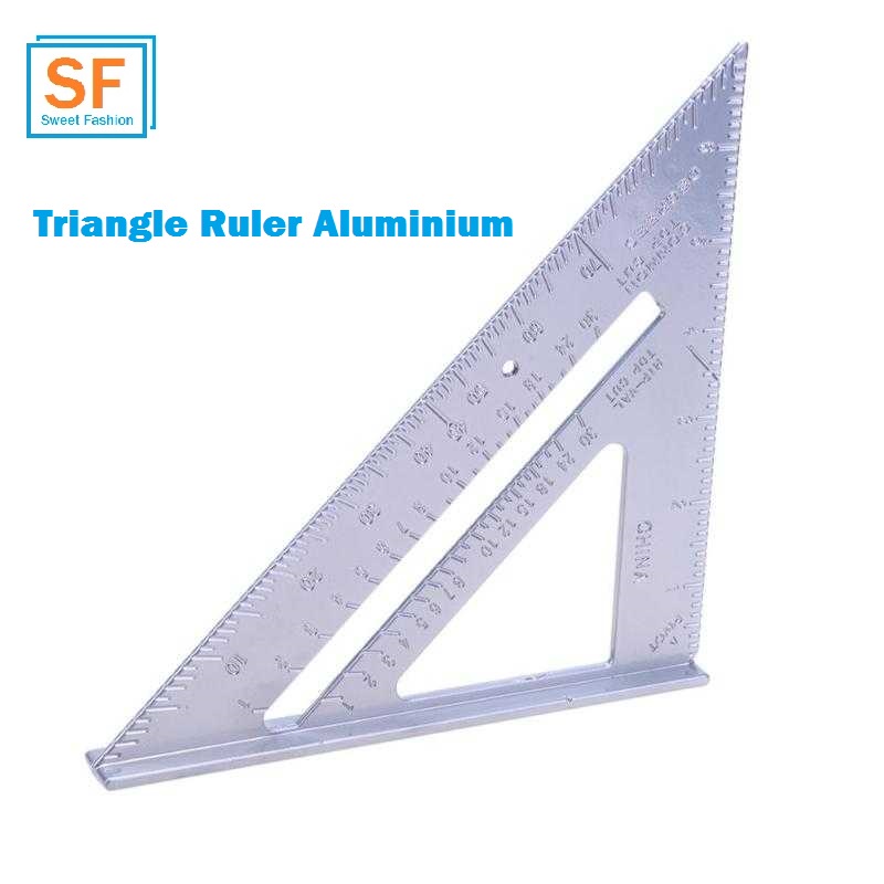 

Penggaris Siku Mistar Triangle Ruler Aluminium - Taffware VK18