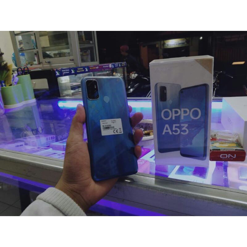 OPPO A53 RAM 4GB 64GB FULLSET ORI MULUS SECOND