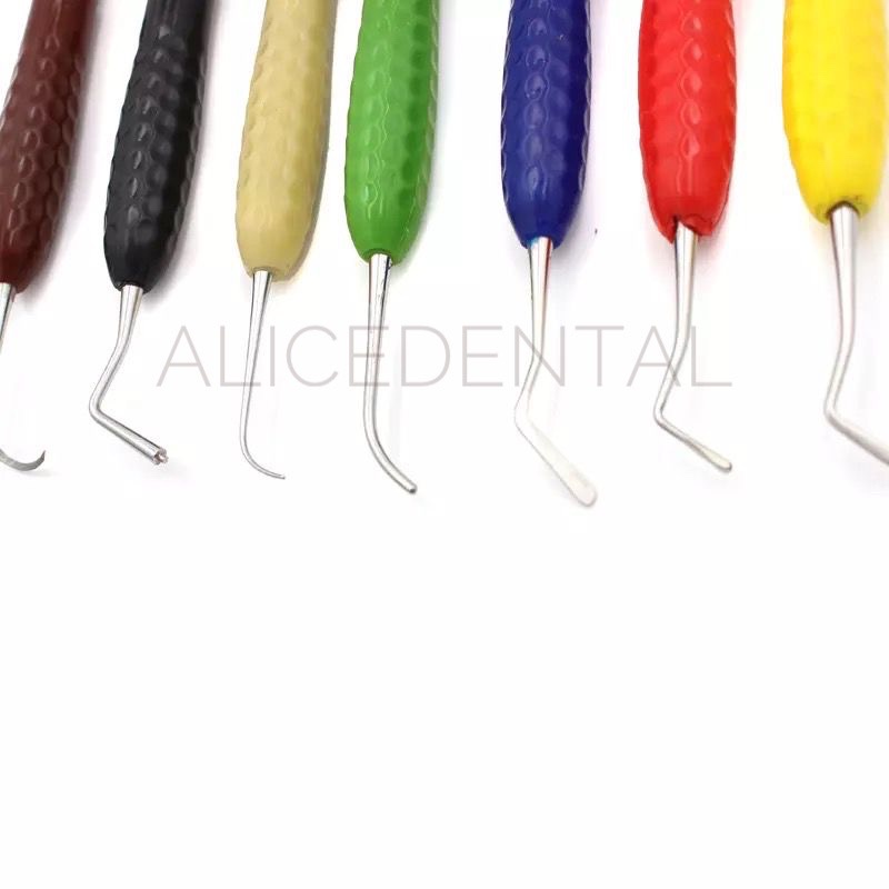 HIGH QUALITY Composite filling instrument titanium anti lengket non sticky dental restorative resin komposit carving instrumen tambal gigi condensa fissura applica misura eccesso modella alat tambal gigi