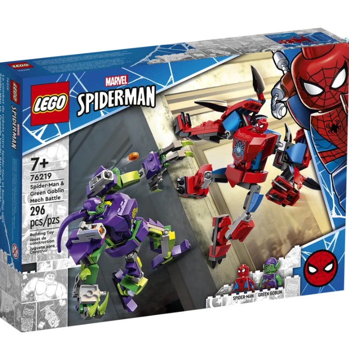 Lego Pertarungan Robot Mecha Spiderman Vs Green Goblin