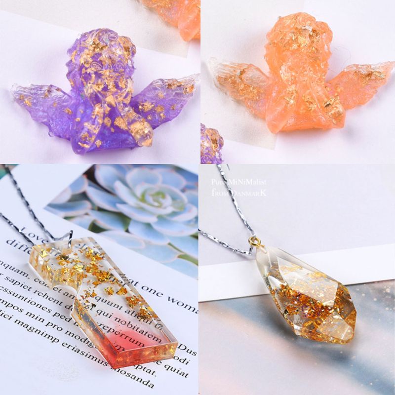 SIY  3g/Bottle Imitation Golden Leaf Flake Luxury Resin Mold Art Decoration Painting Fillings Sequins Jewelry Making Supplies