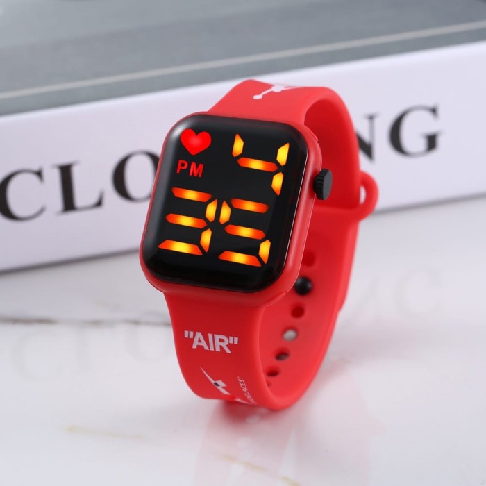 BISA COD - Jam Tangan Wanita Mewah Dan Elegan Jam Tangan Wanita Dewasa JAM TANGAN WANITA NIKE TREND LED DIGITAL STRAP RUBBER TERLARIS