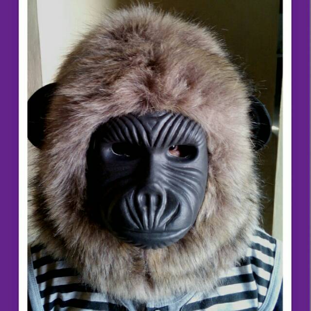 Topeng MONYET Topeng KERA Topi