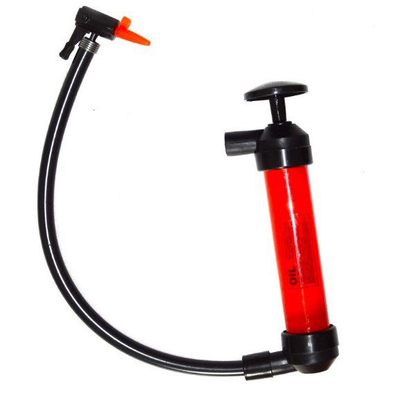 Siphon Pompa Tangan Transfer Oli Bensin Mobil Oil Extractor Sucker Pump NC01 Red Grab Medan