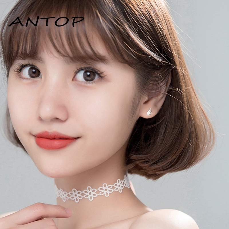 Anting Kecil Yang Indah Anting-anting Kecil Pemodelan Hewan Geometris Tanaman Yang Kreatif  ANTOP