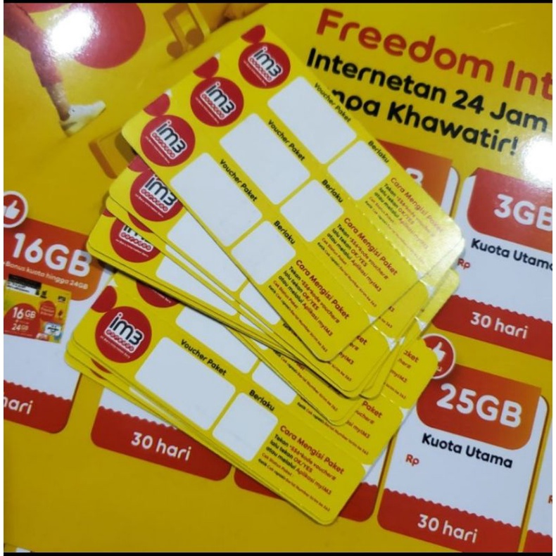 Jual Voucher Indosat Zero Kosongan Exp Box Isi Shopee Indonesia