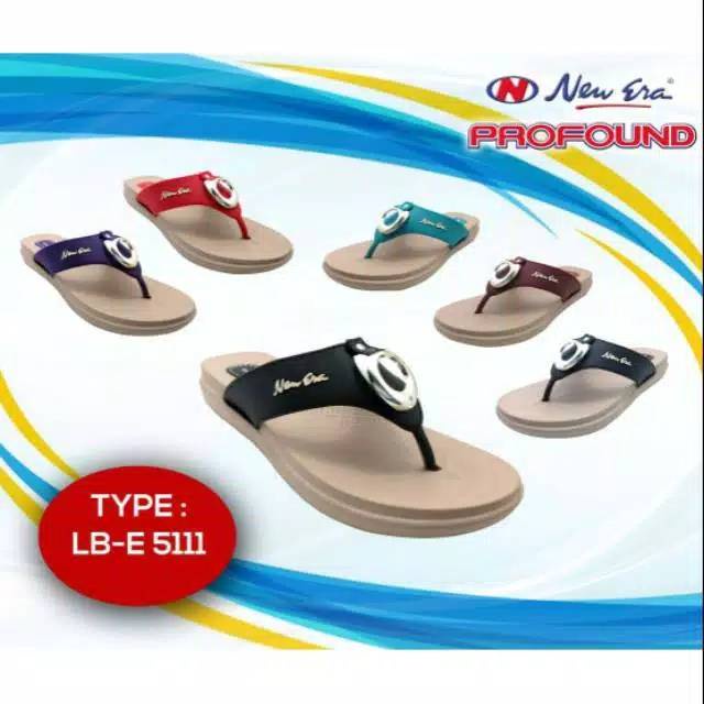 ago NEW ERA LB E 5111 Sandal Wanita Wedges Fashion Sendal NEW ERA Dewasa Cewek Perempuan Original Sa
