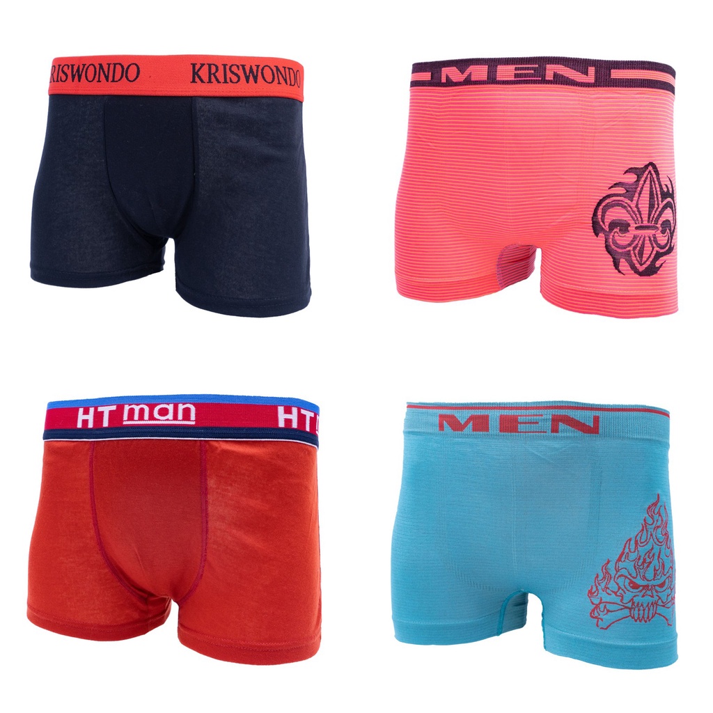 IL - BOXER PRIA PREMIUM | CELANA DALAM PENDEK PREMIUM | CELANA REAL MADRID | CELANA MEN RAJUT | BAHAN RAJUT MEN