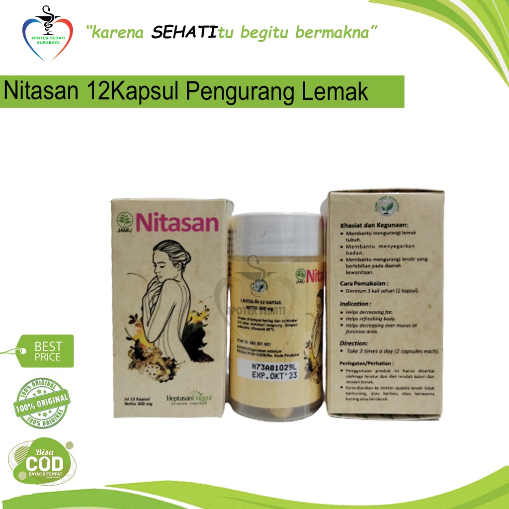 Nitasan - Herbal Suplemen Pelangsing Menurunkan Melangsingkan Tubuh