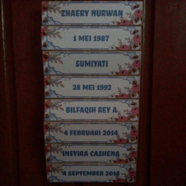 Hiasan Dinding Q00 Pajangan Hiasan Dinding Renteng Custom