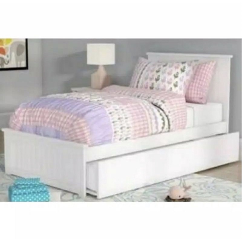 dipan kayu duco putih  sorong