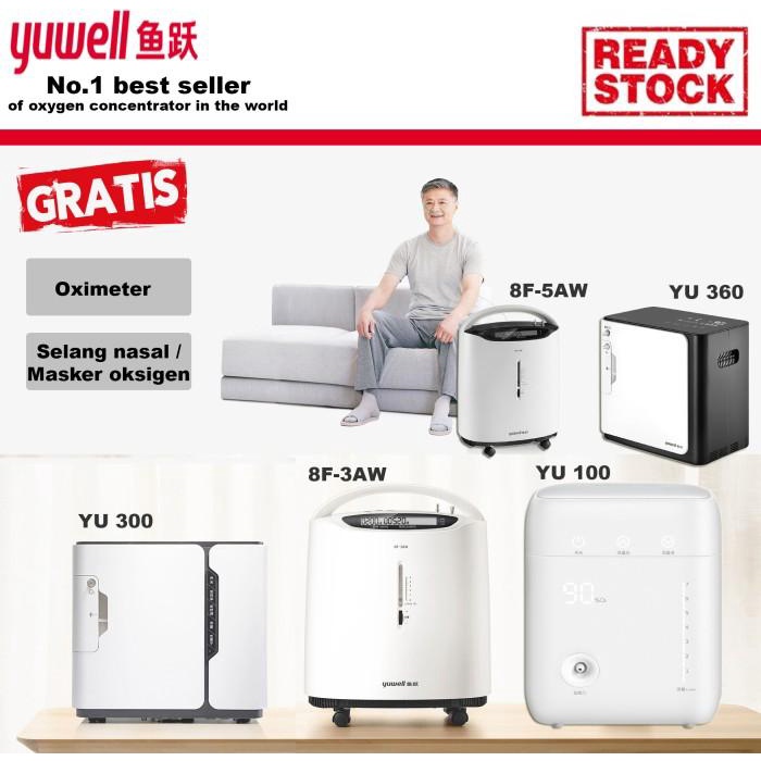 Medis | Yuwell Yu300/Yu100 Home Care Oxygen Concentrator Oksigen Konsentrator