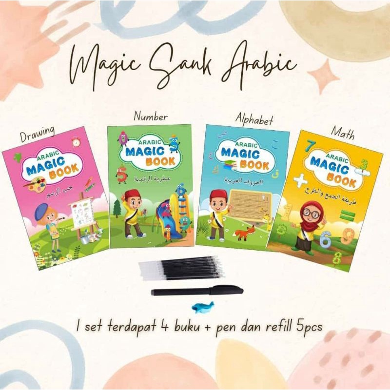 

Buku Sank Magic buku latihan tulis anak