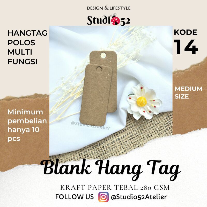 

Hang Tag Polos Tebal Desain Simple kode 14