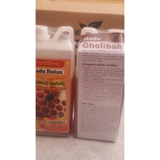 

7TGP Gholiban Madu Hutan Kalimantan plus bee Pollen & Royal Jelly 1KG [simbol2]EIF