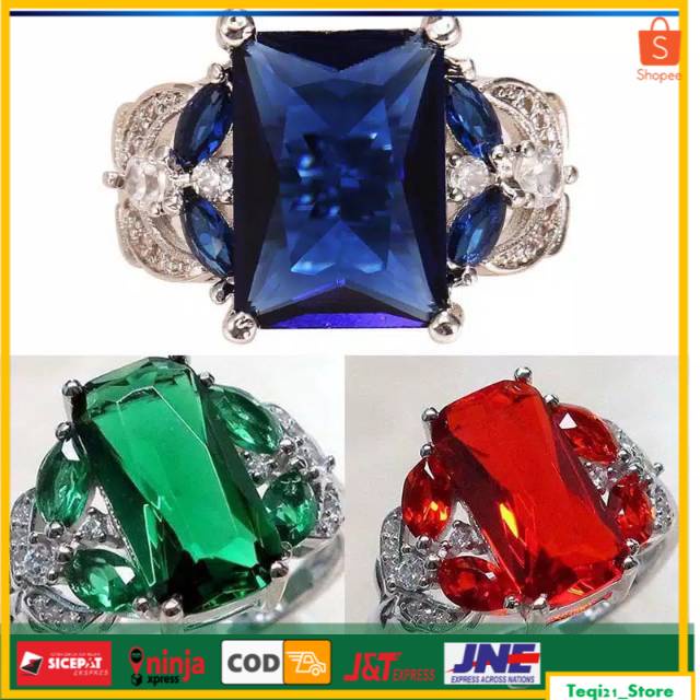 CINCIN WANITA ZIRCON 3 WARNA