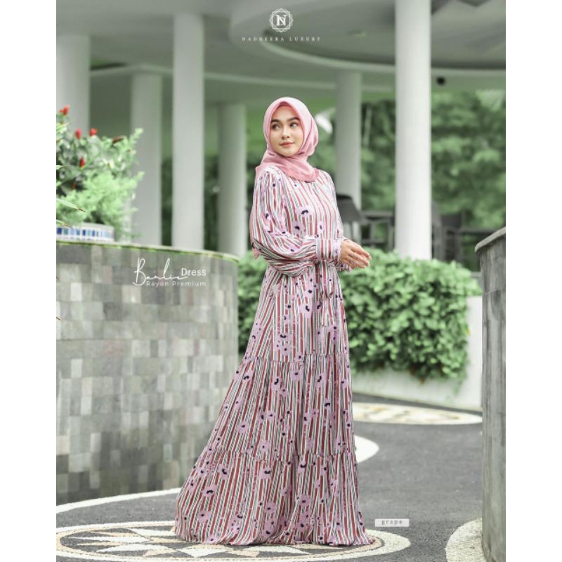 DRESS BARLIE ORIGINAL BY NADHEERA LUXURY/GAMIS KEKINIAN