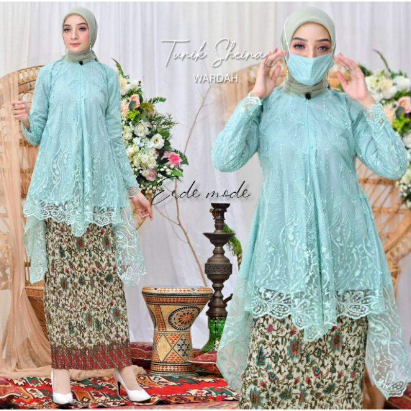 SET Kebaya Busui/Kebaya Keren/Baju Kebaya/Kebaya TULLE BUSUI