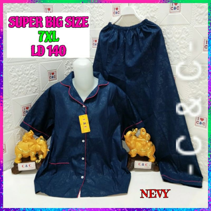 CNC - Baju Tidur/Piyama CP 7XL Hembos/Super Big Jumbo Ld140-Nevi