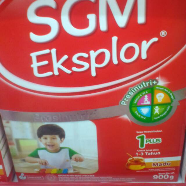Susu SGM Eksplor 1Plus 900gram rasa madu/vanilla