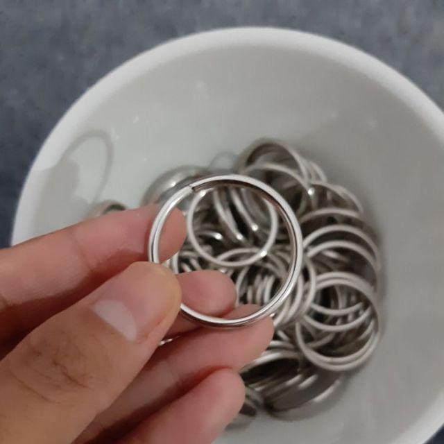 Ring O 3 Cm Nikel Tipis Perpack