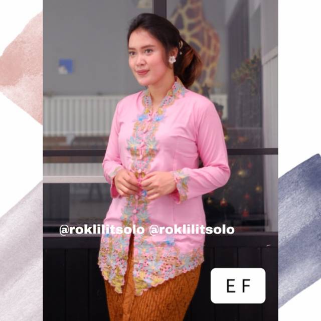 kebaya katun bordir / kebaya encim