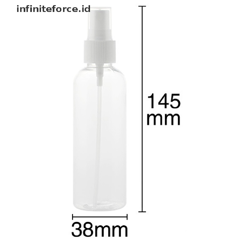 Botol Spray Kosong Portable Bahan Plastik Ukuran 100ml Untuk Sample Kosmetik