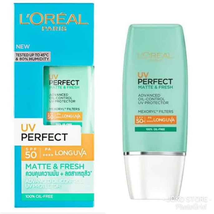 Loreal Paris UV Perfect Matte & Fresh SPF 50/PA++++ Tabir Surya