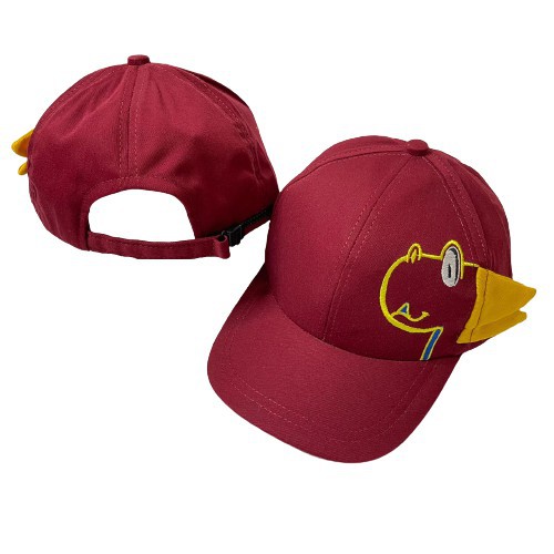 topi anak karakter dino costume nama suka suka bordir nama-6