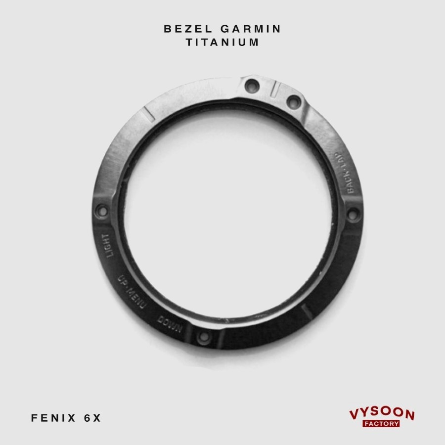 Bezel Garmin Original fenix 6x Original Titanium Quality / Ring Garmin