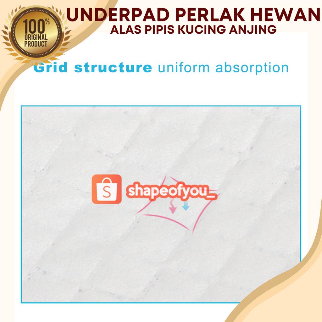 Underpad Pipis Kucing Anjing Pad Popok Sekali Pakai Alas Pipis Pee Poop Alas kandang kucing melahirkan Underpads Tebal