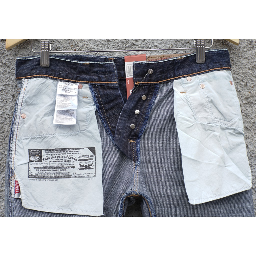 Levi's 501 Jeans Pendek | Made in Japan | Jeans Pria 501PDK-BLUE