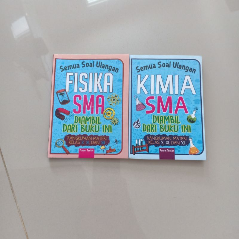 

Buku Saku Contoh Soal Ulangan Fisika Kimia SMA
