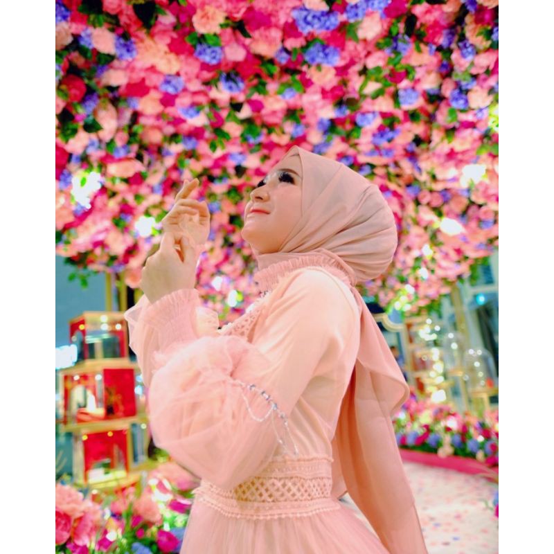 DRESS TUTU IMPORT TANGAN BALON SHELLASAUKIA