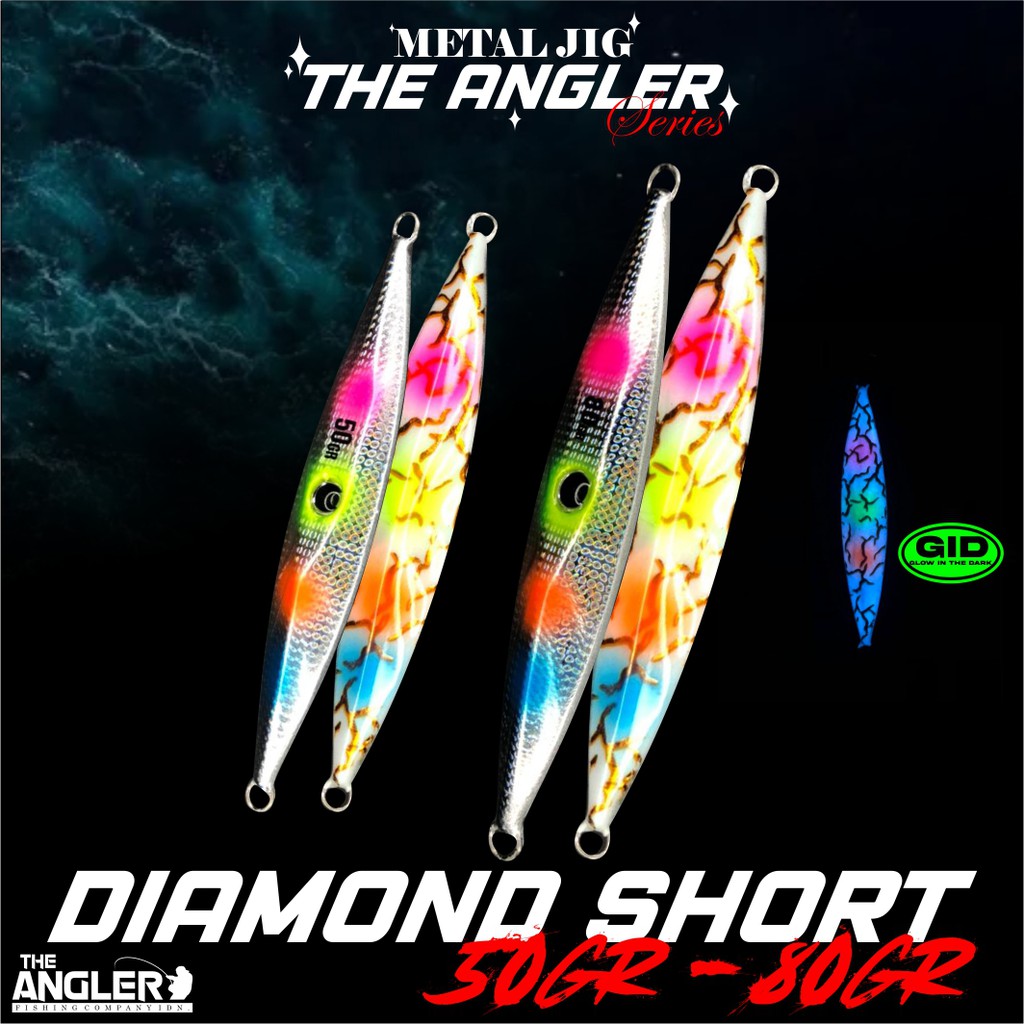 Metal Jig Diamond Short 80gram The Angler Series