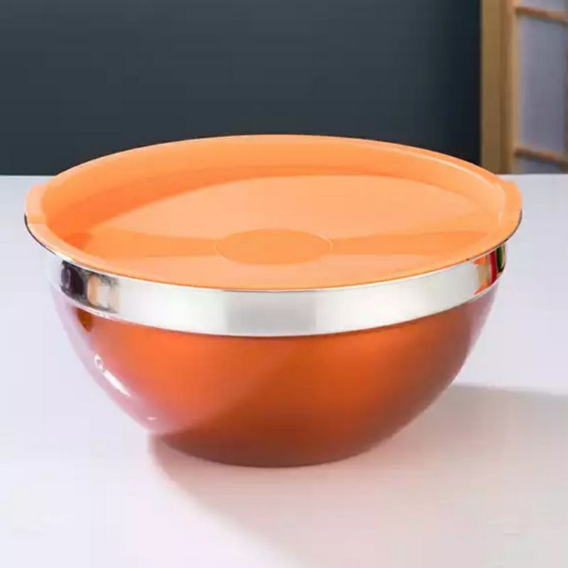 Mixing Bowl Sets Warna 7 IN 1 / Mangkok Baskom Adonan Stainless