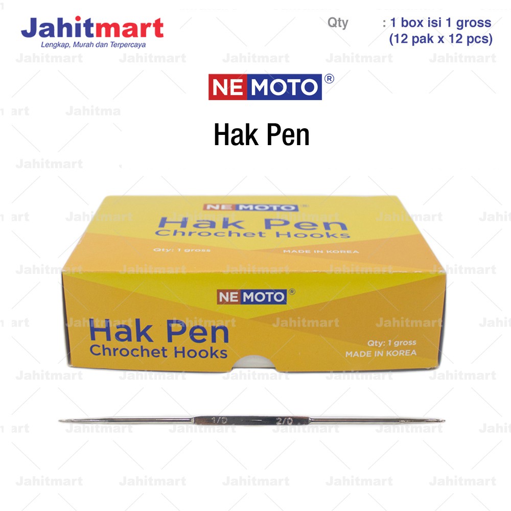 HAK PEN "NEMOTO" (CROCHET HOOKS)