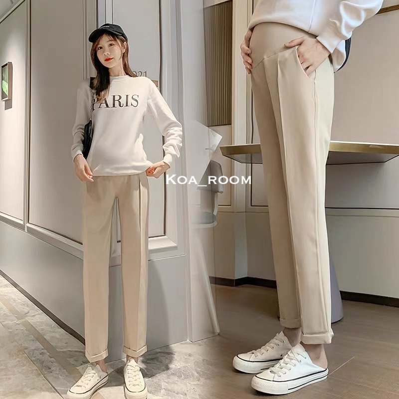 AP0613  Maternity Ankle Trousers ( Celana Hamil Ankle )