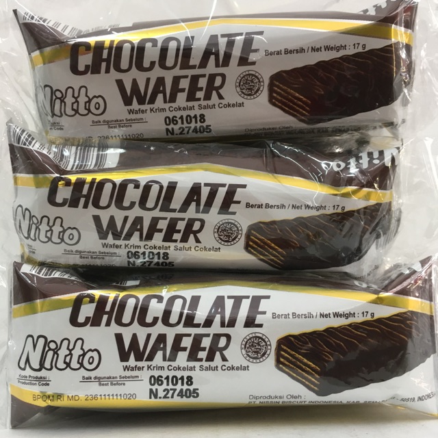 

Chocolate Wafer Nitto Nissin Biscuit Wafer Jadul