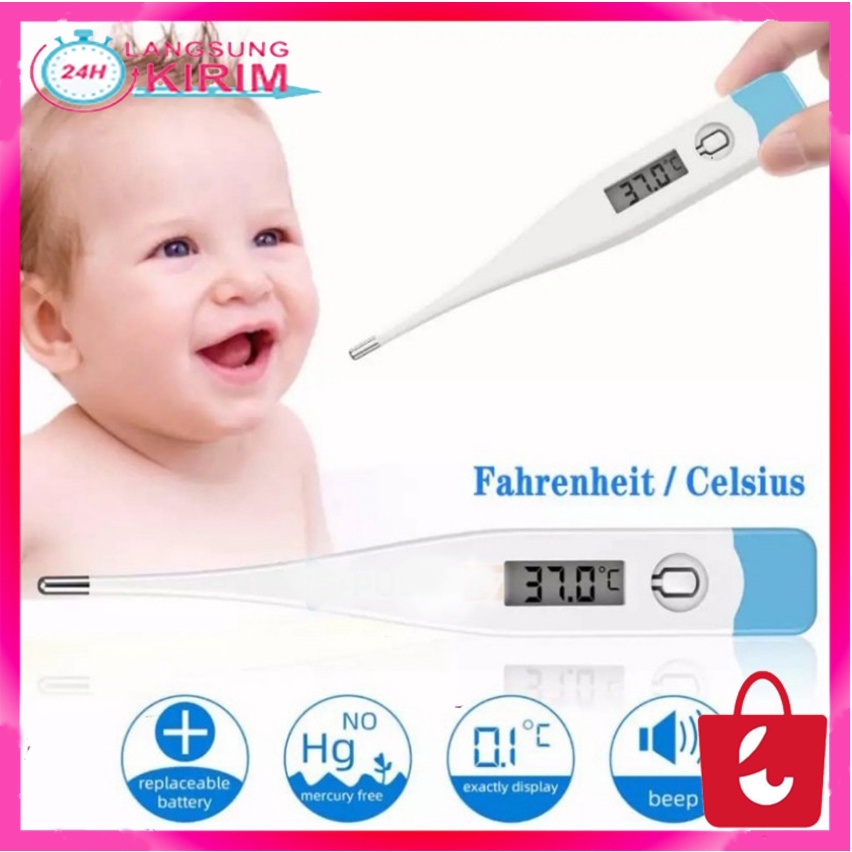 [Promosi Terbatas] Thermometer Digital Pengukur Suhu Badan Tubuh Bayi Baby Anak Anak