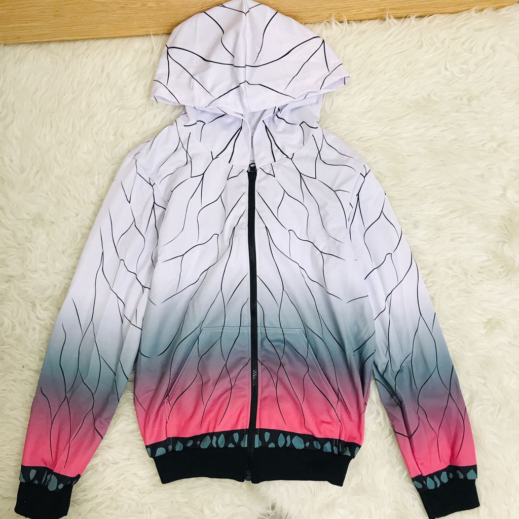 Jaket Anime Kimetsu No yaiba Shinobu Kocho cosplay