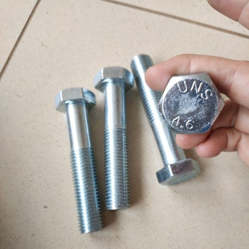 baut m20x100 galvanis kunci 30 / baut kepala kunci m20x100 mm / baut bmp m20x100 / baut 20x100 galva