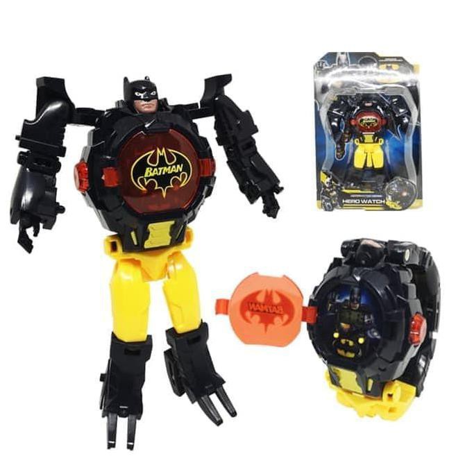 JAM TANGAN ANAK LAKI LAKI ROBOT BATMAN AVENGERS DIGITAL LAMPU MURAH