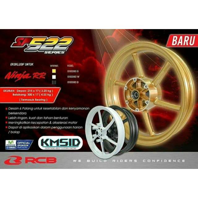Velg RCB SP522 R17 Ninja R / Ninja RR